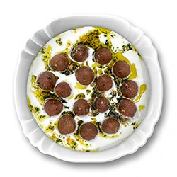 كبة لبنية مع رز شعرية